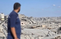 بازگشت فلسطینی‌ها به خانه‌های خود در شمال غزه (5)