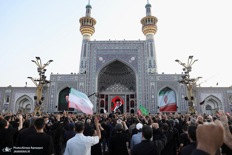 آيين چهار پایه خوانی در روز شهادت امام رضا (ع)