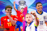 فینال یورو ۲۰۲۴| اسپانیا پرافتخارترین تیم تاریخ یا رنگ واقعیت بر آرزوی دیرینه انگلیس؟