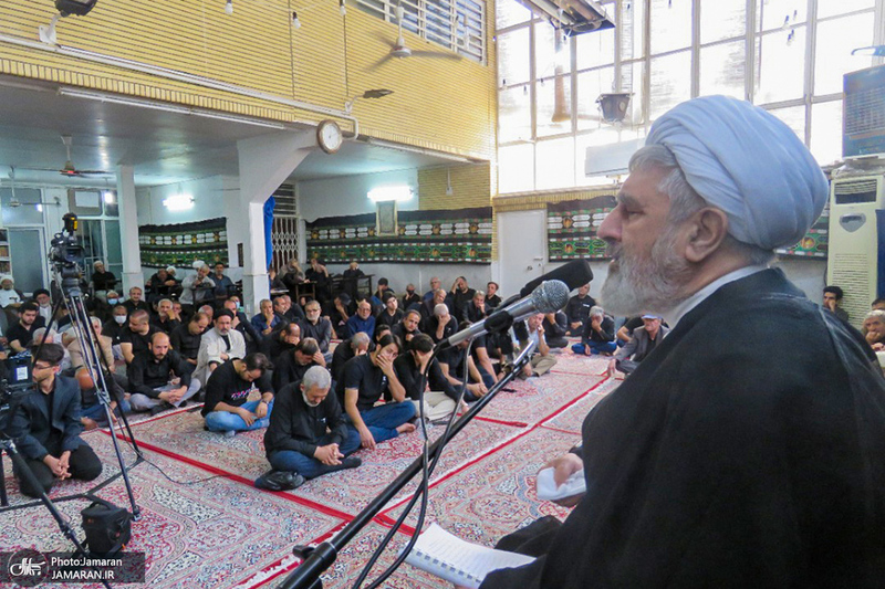 مراسم عزاداری اربعین حسینی در بیت مرحوم آیت الله العظمی صانعی (ره)