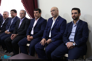 دیدار وزیر، معاونان و کارکنان وزارت ارتباطات و فناوری اطلاعات با سید حسن خمینی