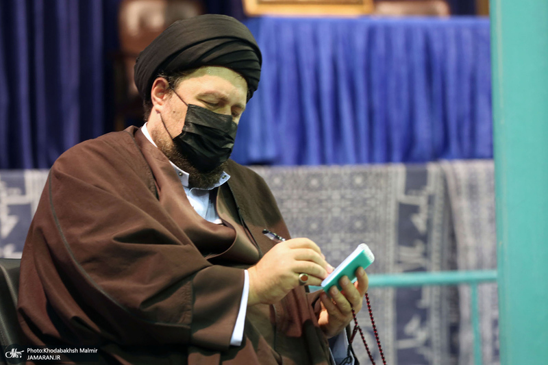 دیدار دبیر کل و اعضای حزب مردم سالاری با سید حسن خمینی