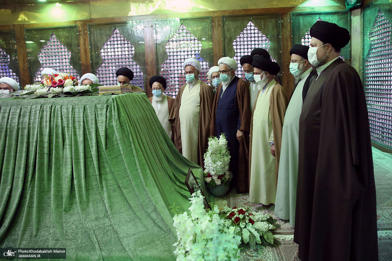 تجدید میثاق هیأت رئیسه و اعضای مجلس خبرگان رهبری با آرمان های امام خمینی(س)