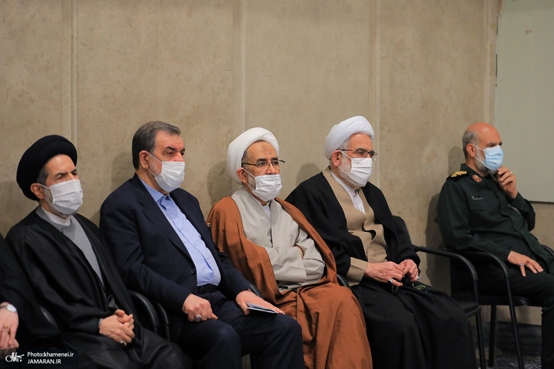 دیدار رمضانی مسئولان نظام با رهبر معظم انقلاب