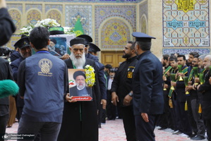 تشییع باشکوه پیکر رئیس جمهوری و یارانش در قم - 2