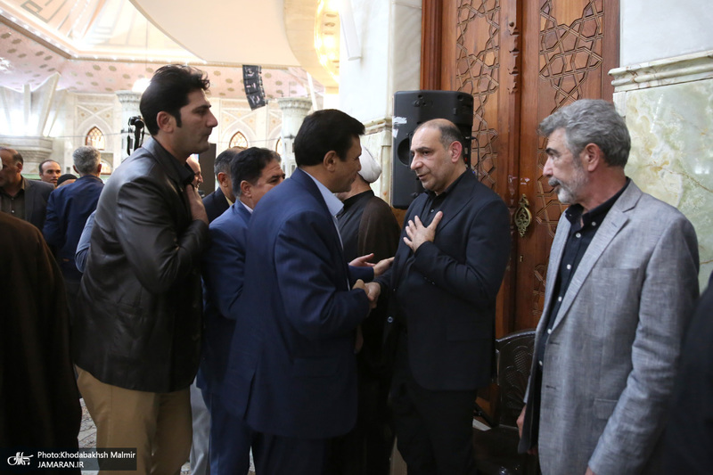 مراسم چهلمین روز در گذشت نوه قدرت الله علیخانی در حرم مطهره امام خمینی (س)