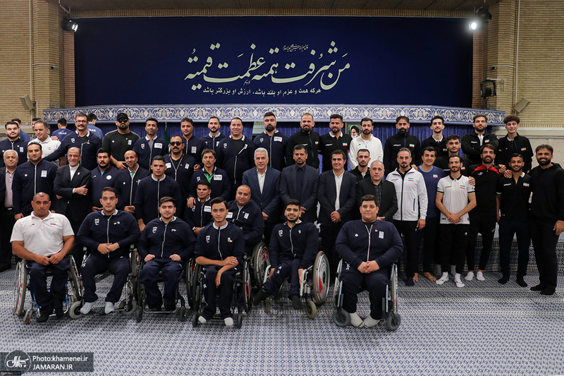 دیدار قهرمانان و مدال‌آوران ورزشی و المپیادهای علمی جهانی با رهبر معظم انقلاب