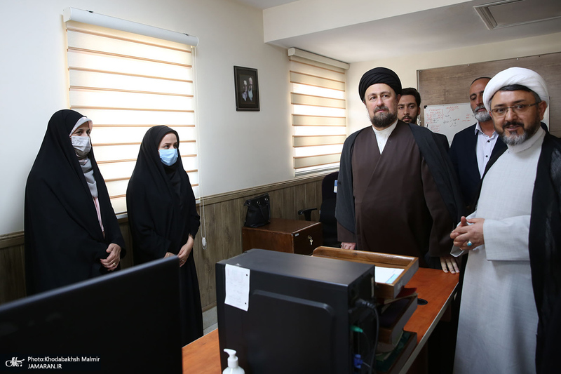 بازدید سید حسن خمینی از موسسه تنظیم و نشر آثار امام خمینی (س)