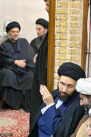 مراسم بزرگداشت آیت الله موسوی بجنوردی (ره) در بیت امام خمینی در نجف