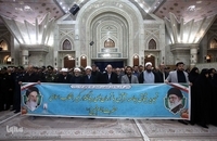 تجدید میثاق جامعه قرآنی با آرمان‌های امام خمینی (س) + تصاویر