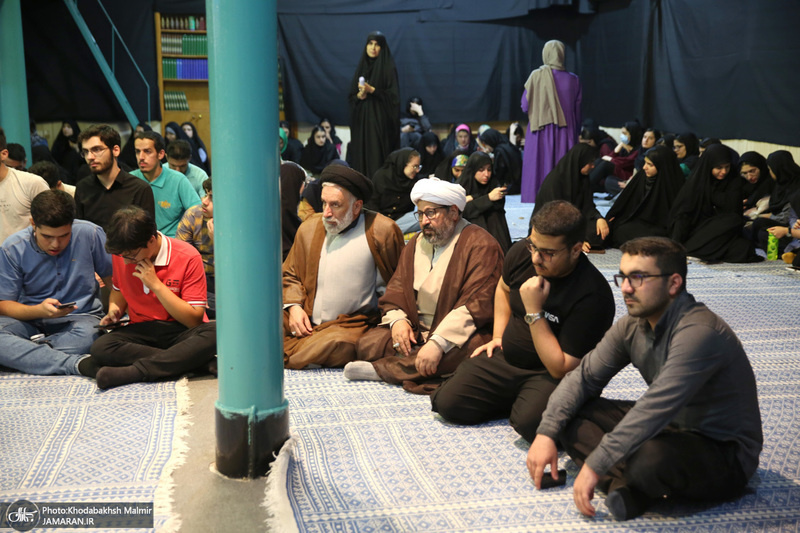 مراسم عزاداری دانشجویان دانشگاه علوم پزشکی تهران به مناسبت شهادت حضرت رقیه در حسینیه جماران