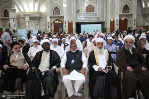 تجدید میثاق مهمانان سی و نهمین اجلاس وحدت اسلامی با آرمان‌های امام خمینی(س) -2