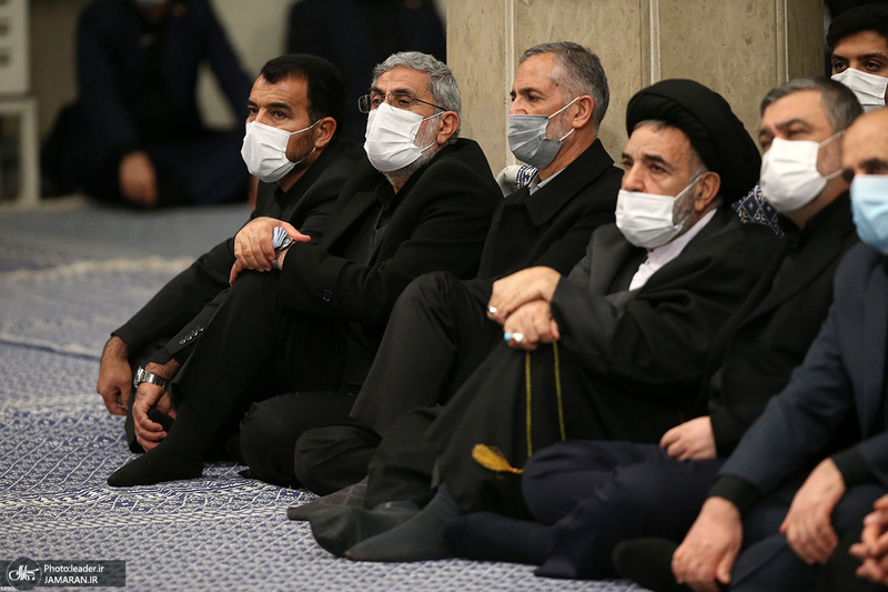 آخرین شب مراسم عزاداری حضرت فاطمه‌زهرا (س) در حسینیه امام خمینی