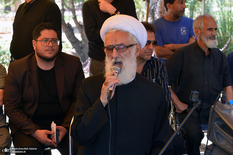 مراسم خاکسپاری سیدعلی صنیع خانی در بهشت زهرا (س) تهران
