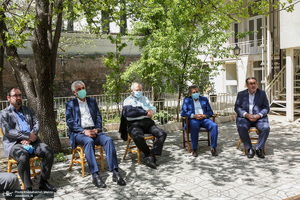 دیدار دبیر کل و اعضای شورای مرکزی حزب اعتماد ملی با سید حسن خمینی