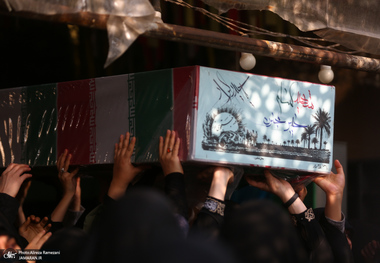 مراسم تشییع 200 شهید گمنام دفاع مقدس در تهران - 4
