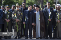 مراسم تشییع پیکر سرتیپ دوم خلبان شهید مجید کاظمی - شیراز (5)