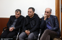 دیدارمدیران و جمعی از اعضای تحریه موسسه مطبوعاتی ایران و خبرگزاری ایرنا با سید حسن خمینی