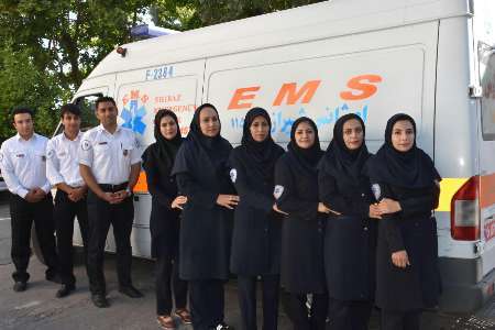 دومین آمبولانس به اورژانس نوپای بانوان شیراز داده شد