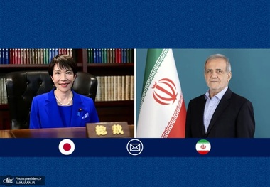 پزشکیان فرا رسیدن روز ملی ژاپن را تبریک گفت