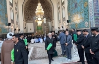 مراسم بزرگداشت مرحوم آیت‌الله العظمی محفوظی در حرم مطهر رضوی (4)