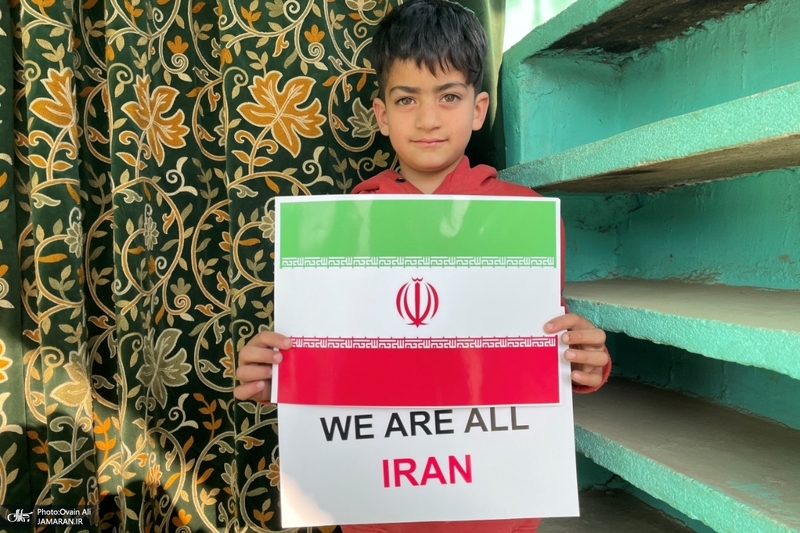 پویش «همه ما ایران هستیم» در کشمیر هند