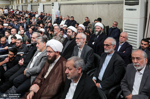 دیدار دانش‌آموزان و دانشجویان با رهبر معظم انقلاب