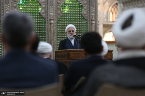 تجدید میثاق رئیس قوه قضاییه و مسئولان عالی قضایی با آرمان‌های حضرت امام (س)