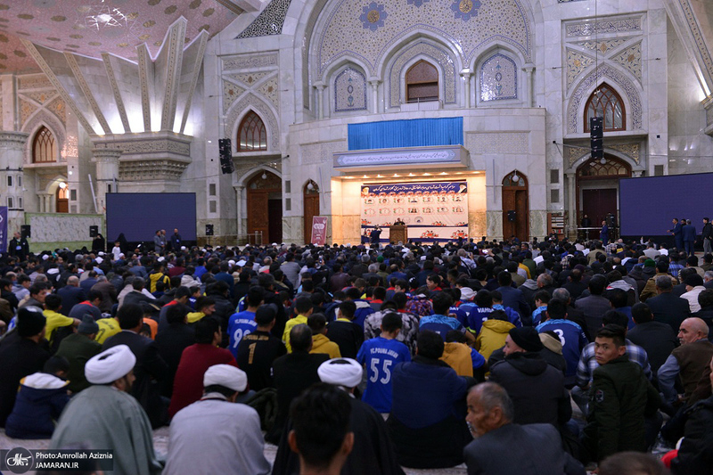 مراسم گرامیداشت شهدای مهاجر افغانسانی حادثه تروریستی کرمان در حرم امام خمینی (س)