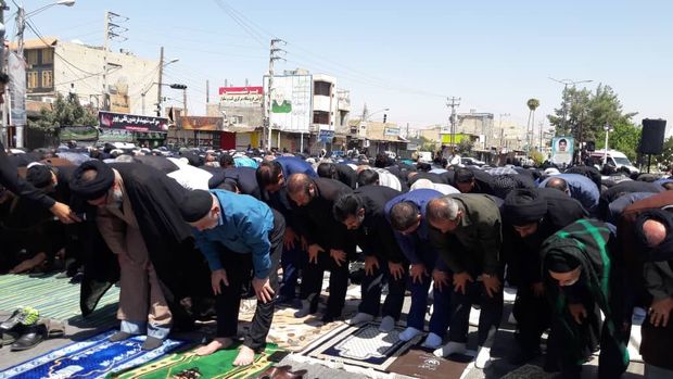 نماز ظهر عاشورا در دهدشت اقامه شد