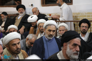 مراسم بزرگداشت سید رحیم میریان در بیت حضرت امام در قم