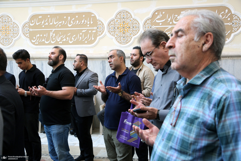 نماز و تشییع حاج علی اکبرشفیعی در حرم مطهر امام خمینی (س)