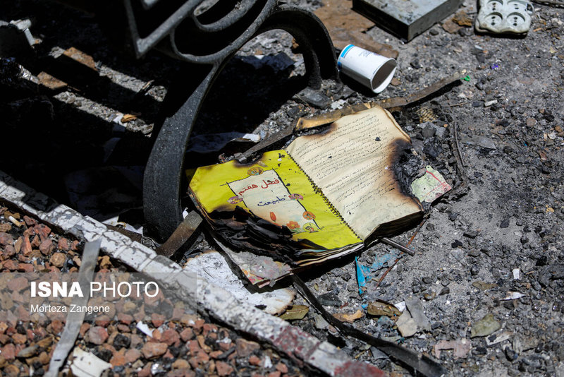 تصاویری از ساختمان شیشه‌ای سازمان صدا و سیما پس از تجاوز وحشیانه رژیم صهیونیستی