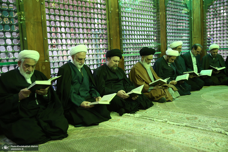 تجدید میثاق رئیس قوه قضاییه و مسئولان عالی قضایی با آرمان‌های حضرت امام (س)