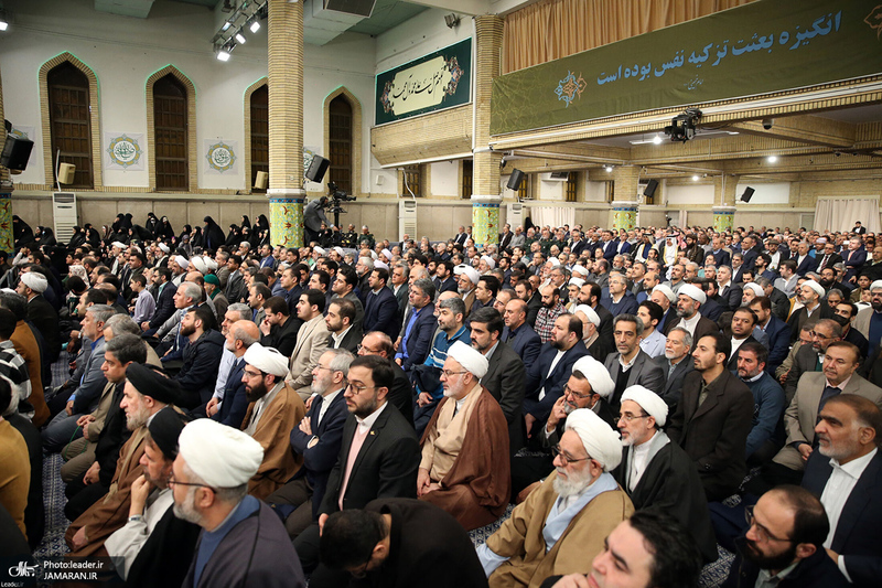 دیدار مسئولان نظام و سفرای کشورهای اسلامی با رهبر معظم انقلاب