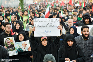 حضور میلیون ها تهرانی در تشییع پیکر مطهر سردار قاسم سلیمانی - 6 