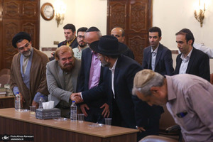 مراسم ادای احترام جامعه کلیمیان به مقام شامخ حضرت امام خمینی (س)