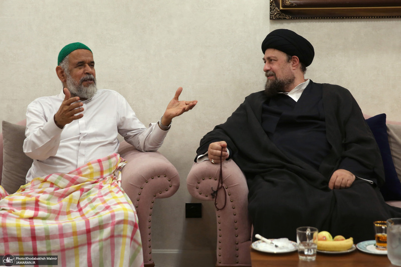 عیادت سید حسن خمینی از  حجت الاسلام سید محمود علوی