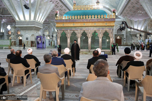 تجدید میثاق رئیس قوه قضائیه و مسئولان عالی قضایی با آرمان‌های حضرت امام خمینی (س)