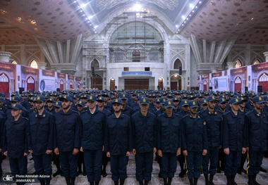 تجدید میثاق دانشجویان دانشگاه علوم انتظامی با آرمان های حضرت امام(س)