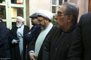 مراسم سالگرد رحلت آیت‌الله سید محمد موسوی بجنوردی در حسینیه جماران  -1