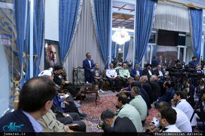 دیدار اعضای ستاد مرکزی بزرگداشت امام خمینی(س) با سید حسن خمینی