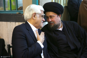 مراسم سالگرد رحلت آیت‌الله سید محمد موسوی بجنوردی در حسینیه جماران  -1