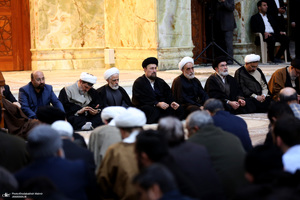 مراسم چهلمین روز ارتحال آیت الله حاج شیخ محمد رضا رحمت در حرم مطهر امام خمینی (س)