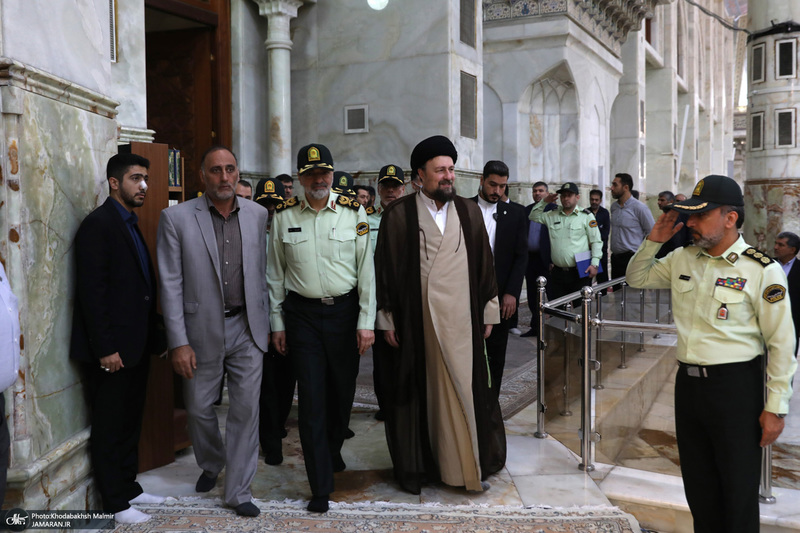 مراسم تجدید میثاق فرماندهان و کادر فراجا با آرمان‌های امام راحل