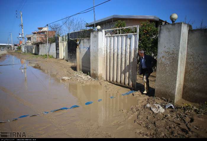 امداد رسانی به روستاهای سیل زده مازندران‎