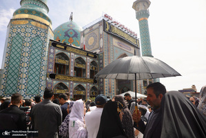 مراسم تحويل سال در آستان حضرت امام زاده صالح (ع)