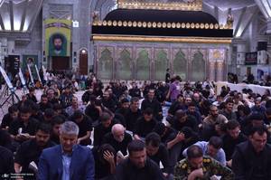مراسم شام غریبان شهادت امام رضا (ع) در حرم مطهر امام خمینی