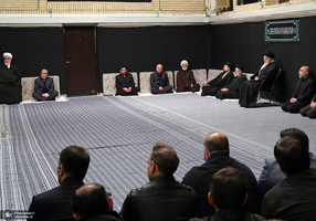 آخرین شب مراسم عزاداری حضرت فاطمه‌زهرا (س) در حسینیه امام خمینی