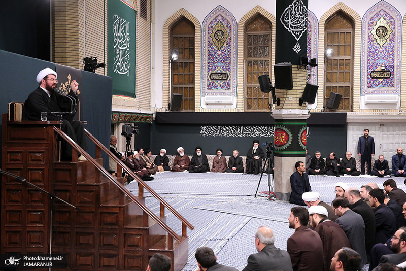 عزاداری شام شهادت حضرت فاطمه زهرا (س) در حسینیه امام خمینی